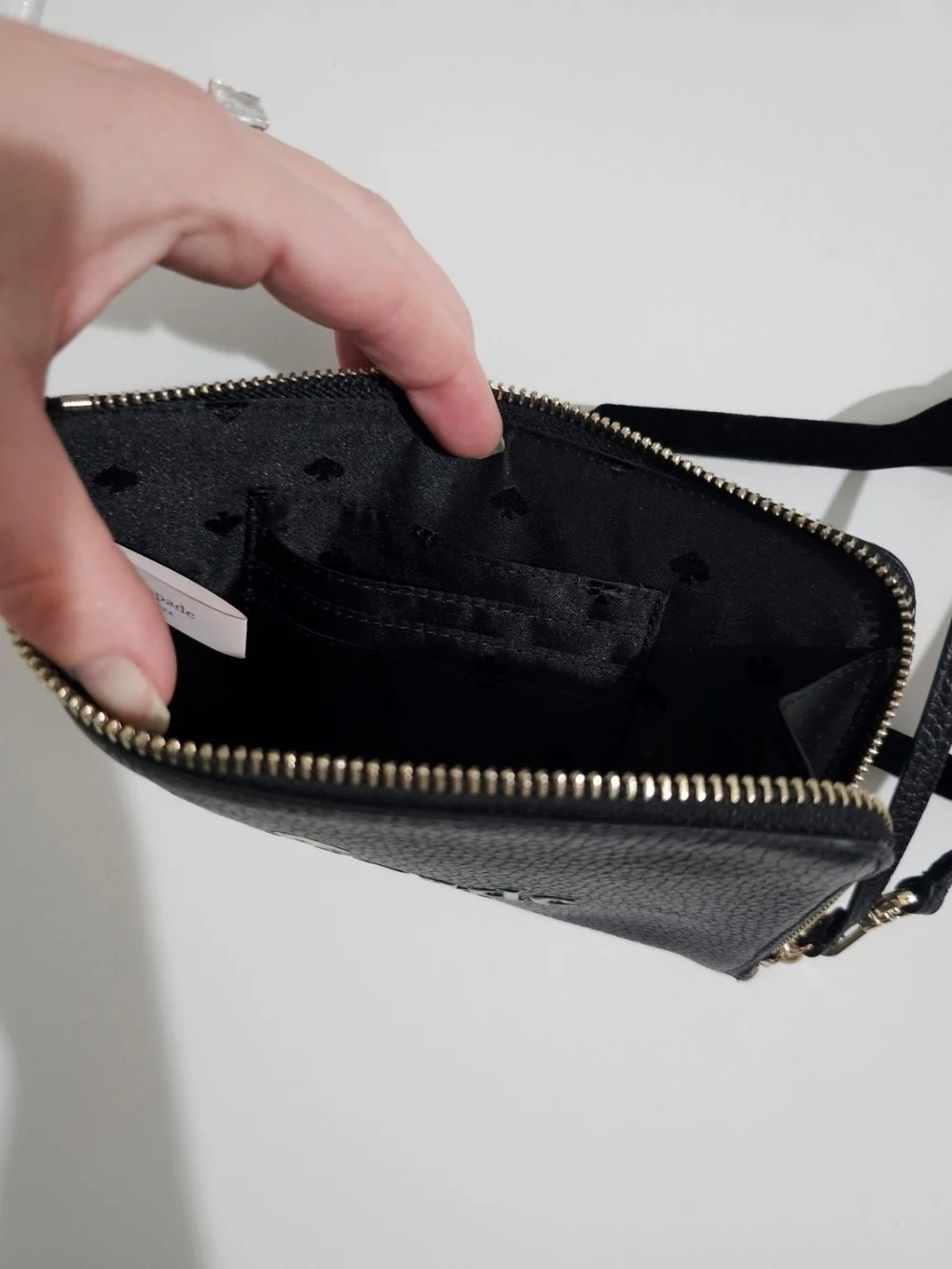 Black Kate Spade Clutch Wristlet